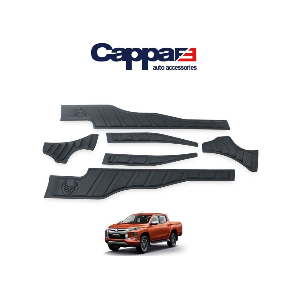 Cappafe Mitsubishi L200 2019- Yarasa Yan Kapı Kaplama 6 Parça