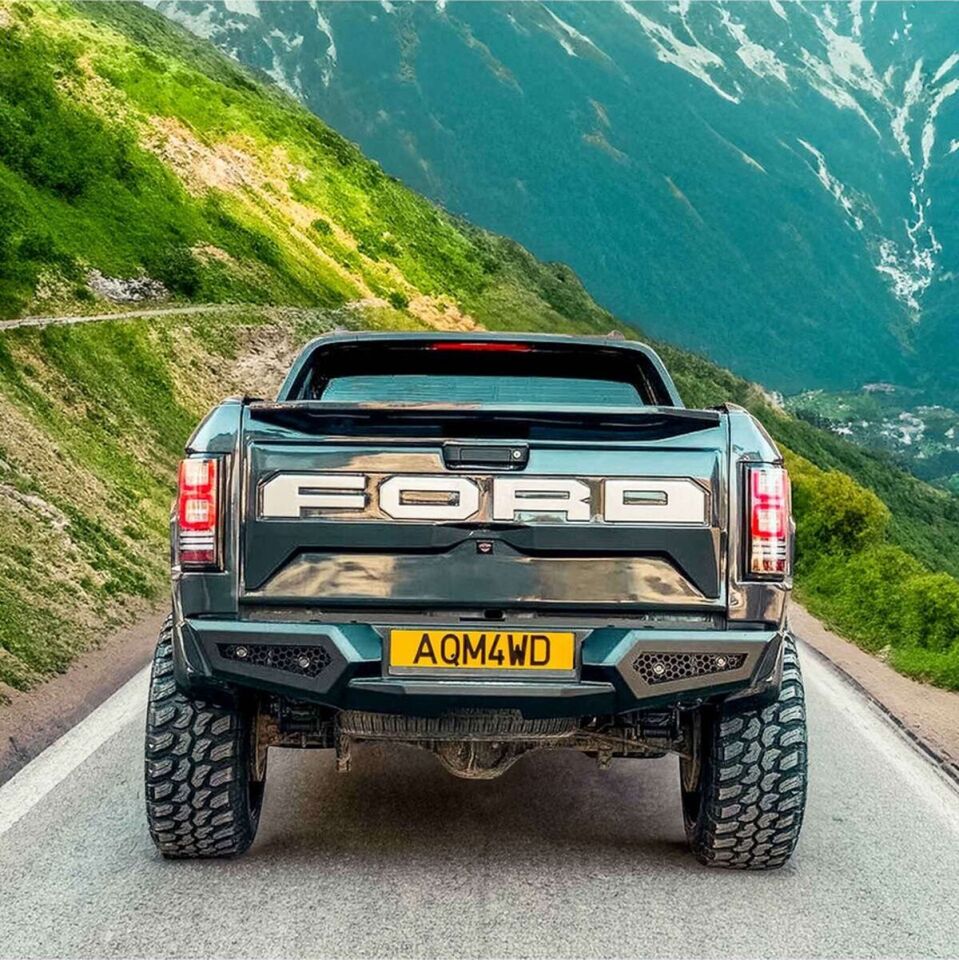 Ford Ranger 2015+ Siyah Arka Tampon M20 Aqm4wd