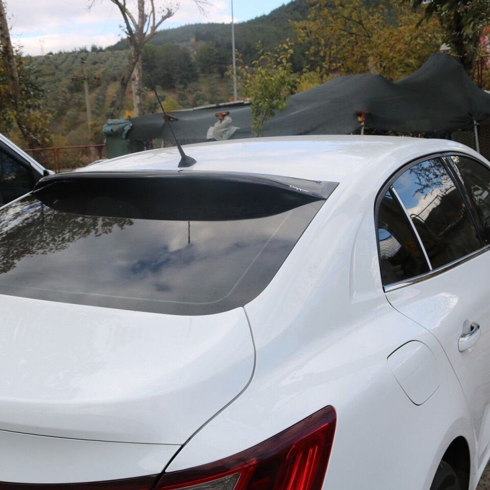 Cappafe Renault Megane 4 Arka Cam Üstü Spoiler 2016 -