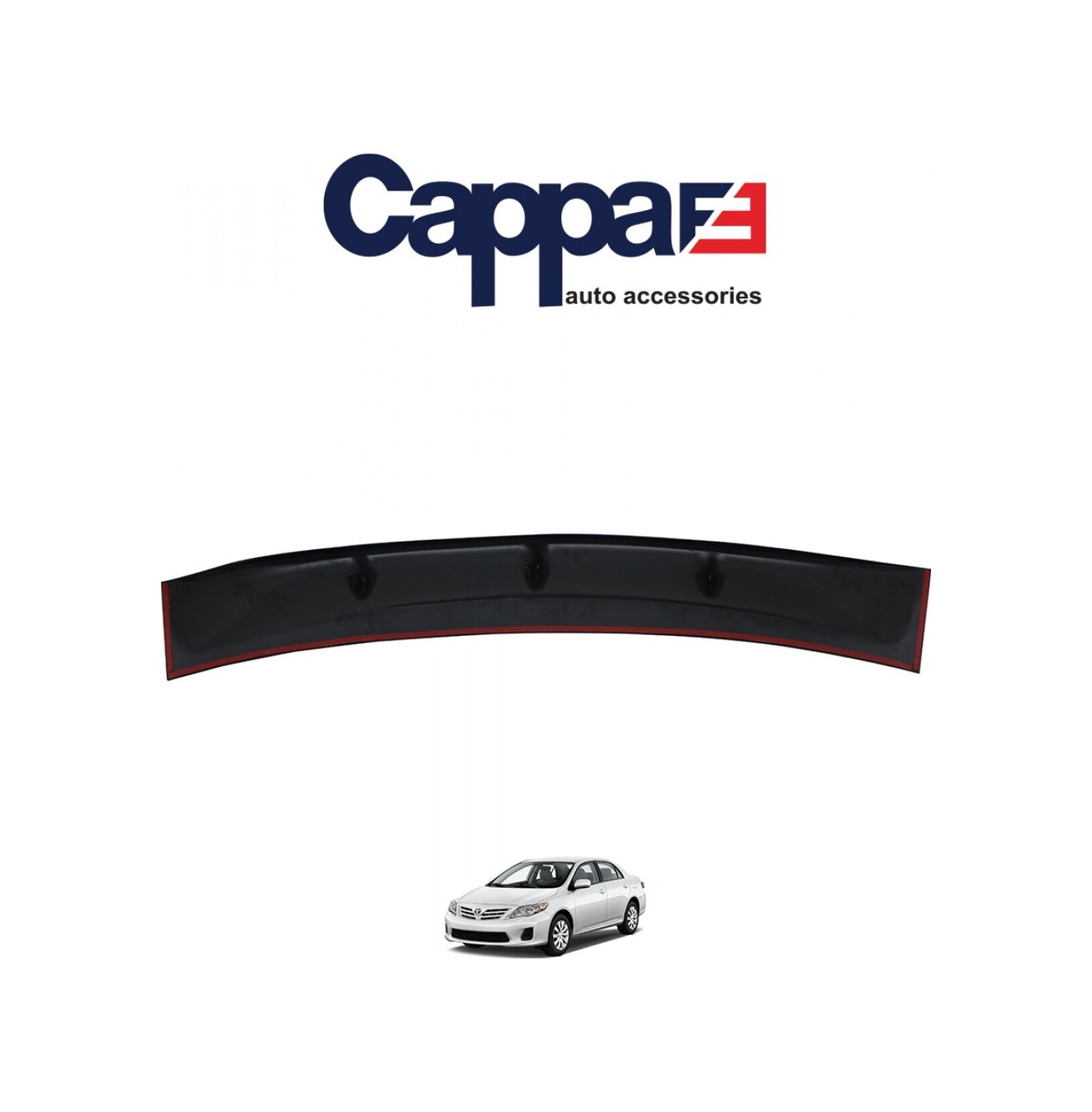 Cappafe Toyoto Corolla Uyumlu 2008-2013 Arka Cam Üstü Spoiler