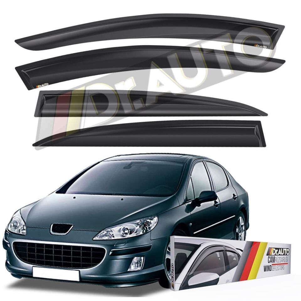 Peugeot 407 2004-2011 Cam Rüzgarlığı 4'lü