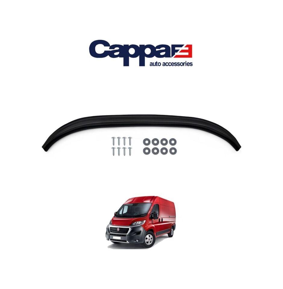 Cappafe Fiat Ducato Ön Tampon Lip Eki Karlık Parlak Siyah 2014 -