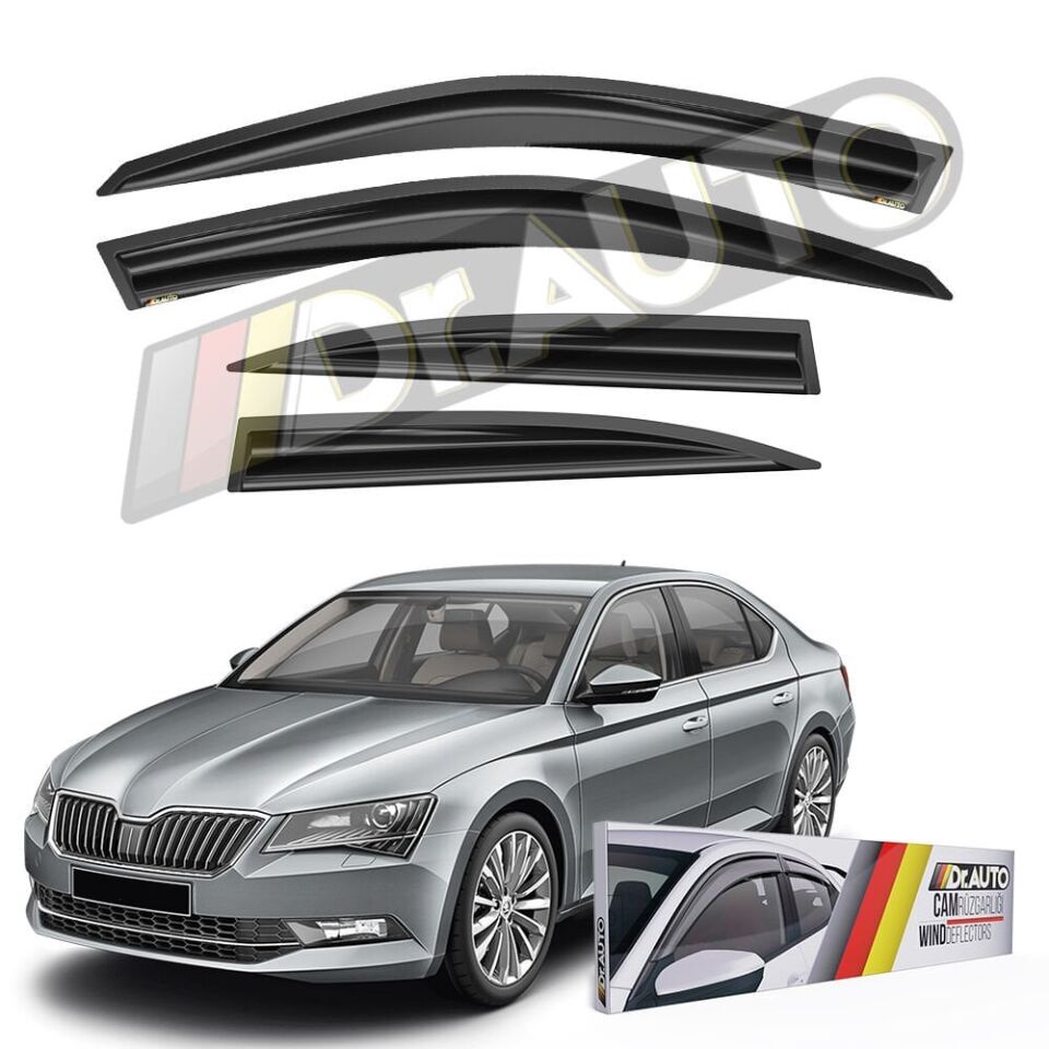 Skoda Superb 2015-2020 Cam Rüzgarlığı 4'lü