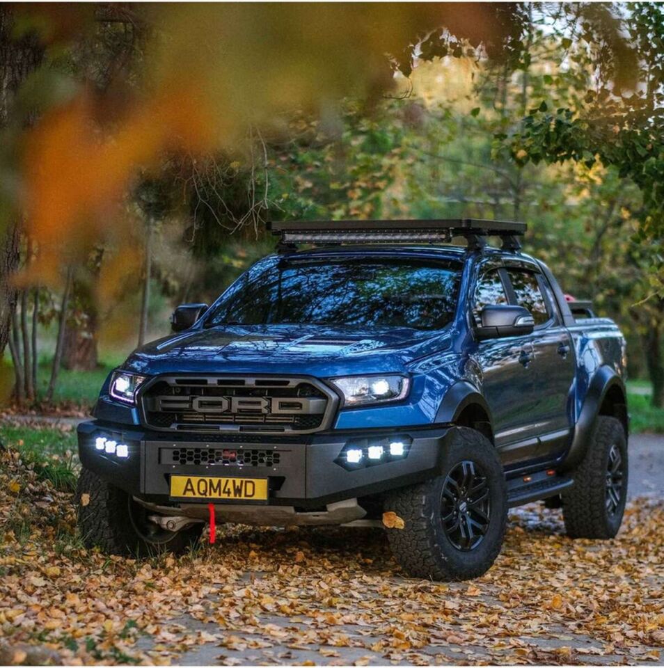 Toyota Revo Hilux 2015-2020 Ledli Siyah Ön Tampon M50 Aqm4wd