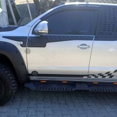 Cappafe Amarok 2010-2020 Yarasa Kapı Kaplama 6 Parça