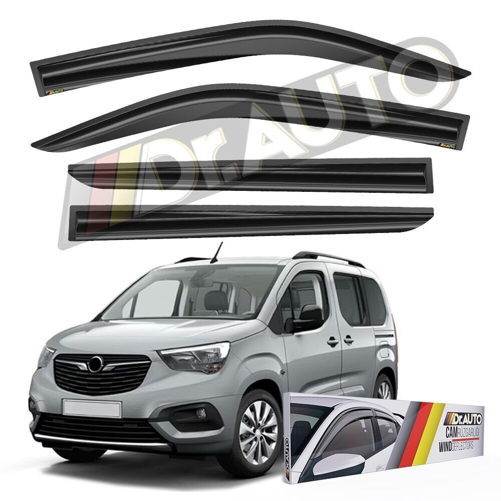 Opel Combo 2019 Ve Sonrası Cam Rüzgarlığı 4'lü