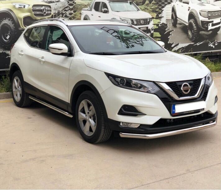 Nissan Qashqai Tetriplus Krom Ön Koruma 2018 Aqm Pst19