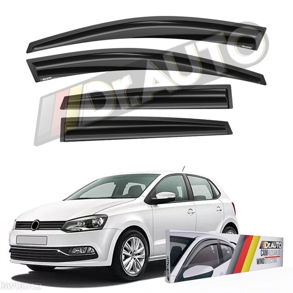 Volkswagen Polo 2010-2017 Cam Rüzgarlığı 4'lü