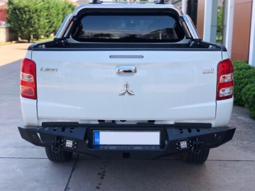 Mitsubishi L200 Çelik Arka Tampon 2010-2015 Aqm-S20