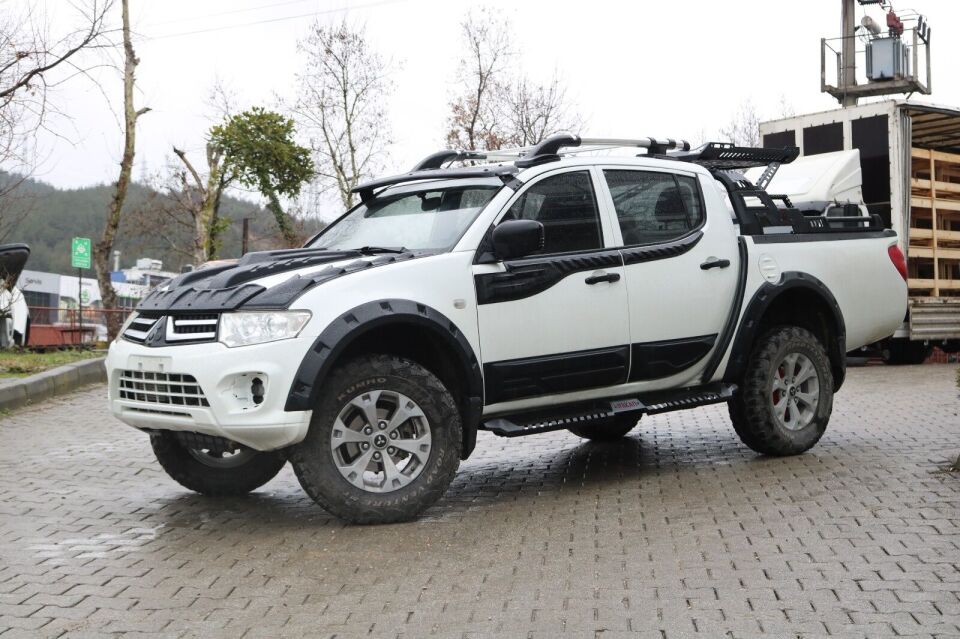Cappafe L200 2007-2015 Kapı Koruma Dodik Uv Kat. Abs 4 Parça