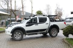 Cappafe L200 2007-2015 Kapı Koruma Dodik Uv Kat. Abs 4 Parça