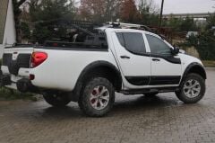 Cappafe L200 2007-2015 Kapı Koruma Dodik Uv Kat. Abs 4 Parça