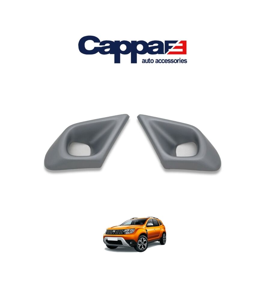 Cappafe Dacia Duster Sis Farı Çerçevesi Gri 2018