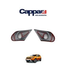 Cappafe Dacia Duster Sis Farı Çerçevesi Gri 2018