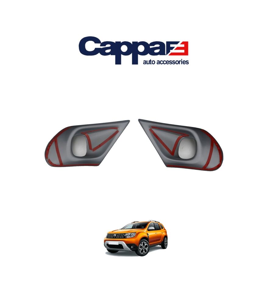 Cappafe Dacia Duster Sis Farı Çerçevesi Gri 2018