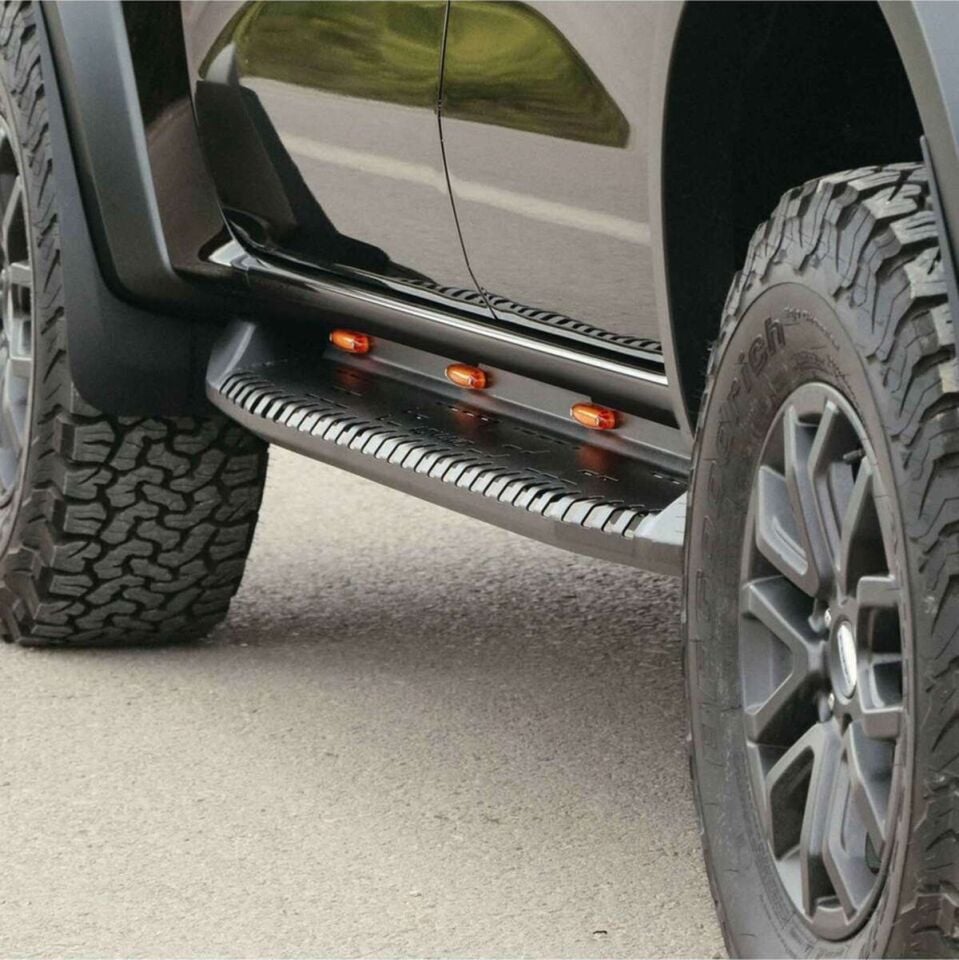 Volkswagen Amarok 2023+ Işıklı Siyah Yan Basamak S30 Aqm4wd