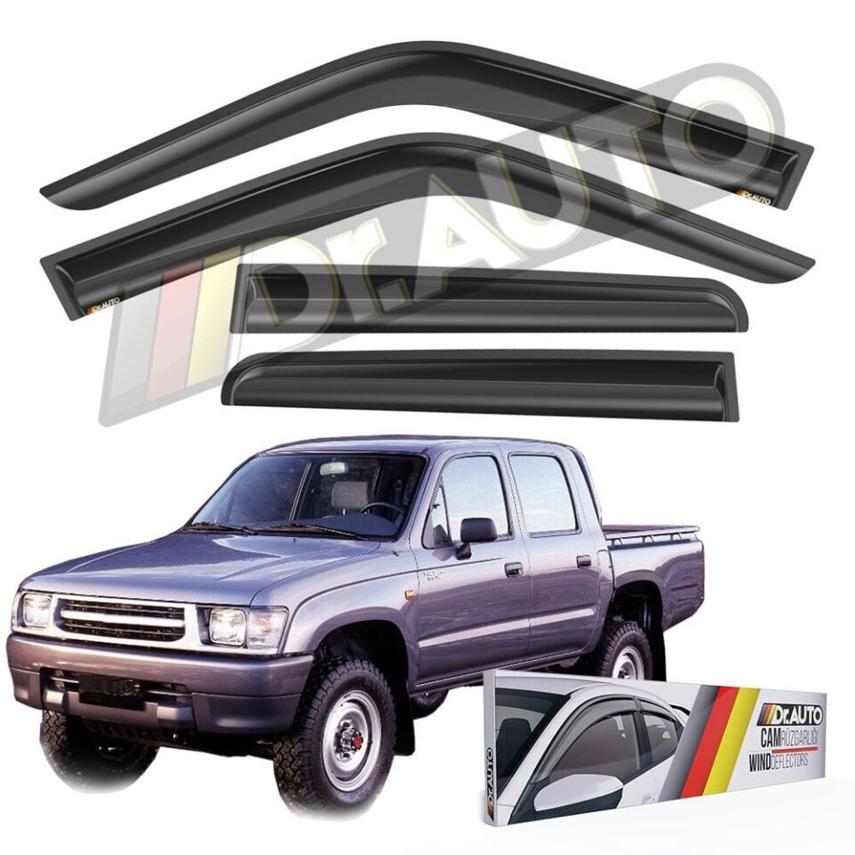 Toyota Hilux 1985-2001 Cam Rüzgarlığı 4'lü