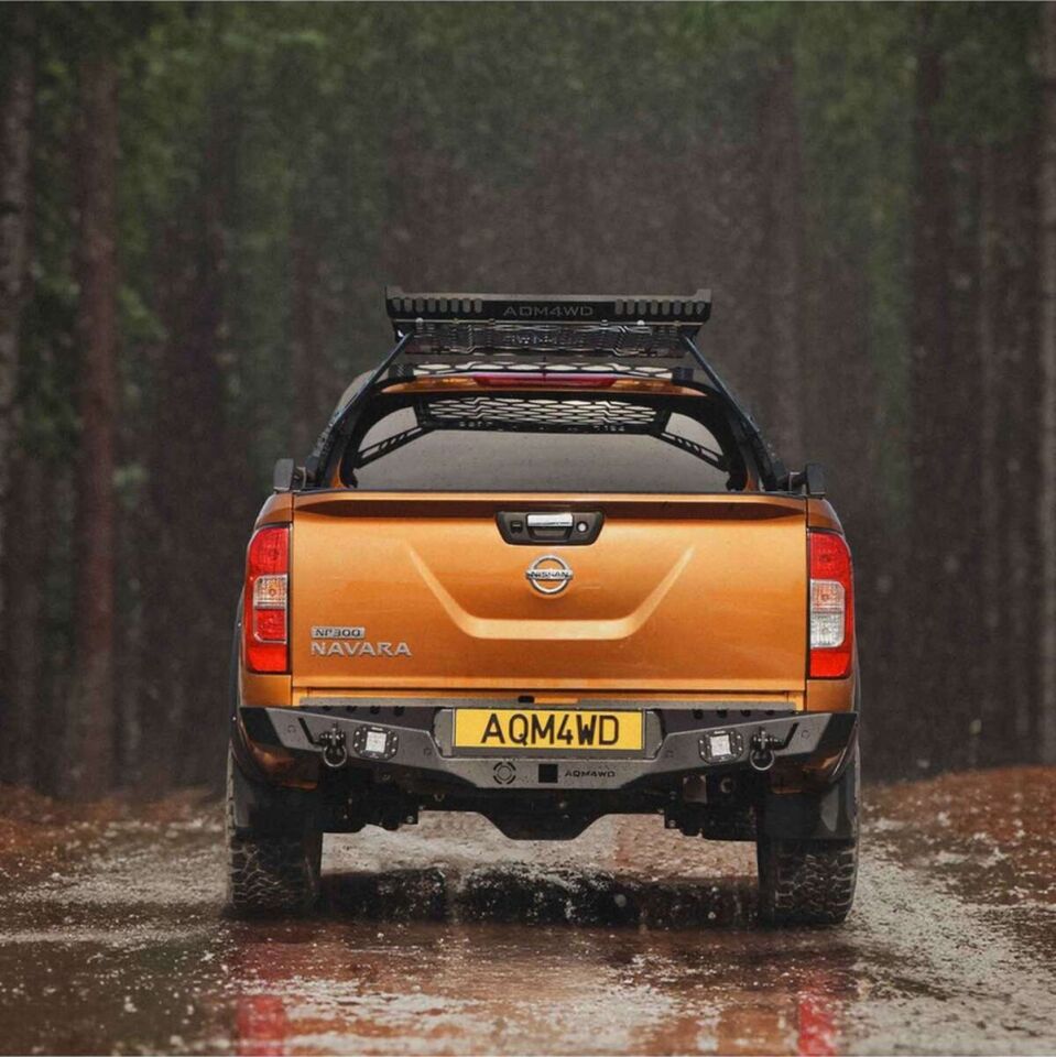 Mercedes X-class 2017+ Siyah Arka Tampon S20 Aqm4wd