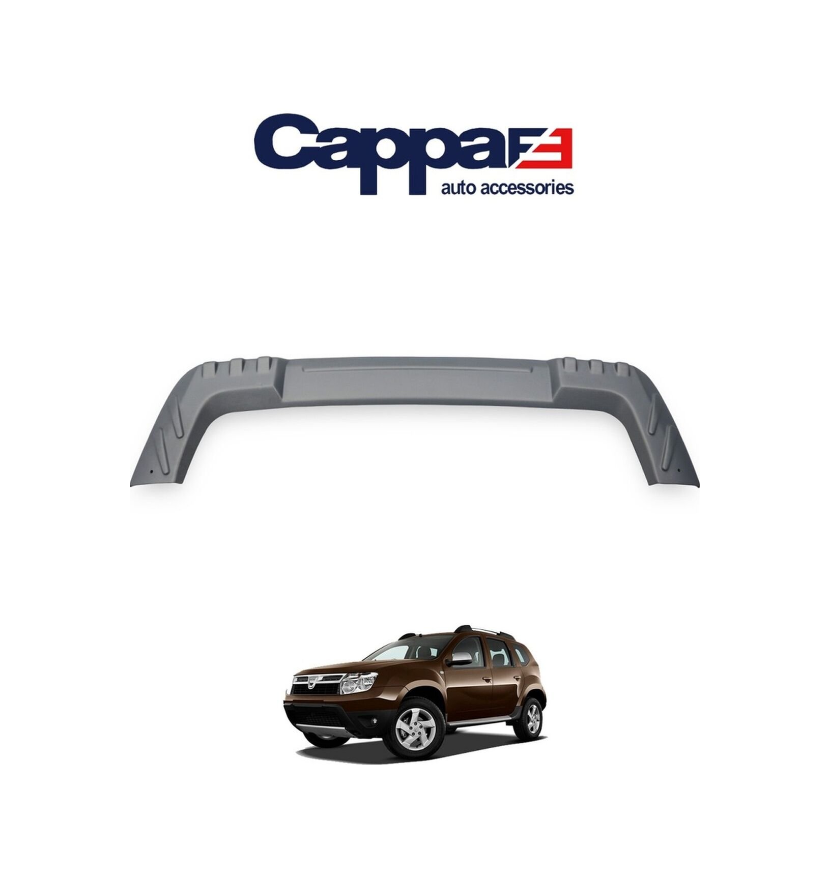 Cappafe Dacia Duster Ön Tampon Difüzör Mat Gri 2010-2017