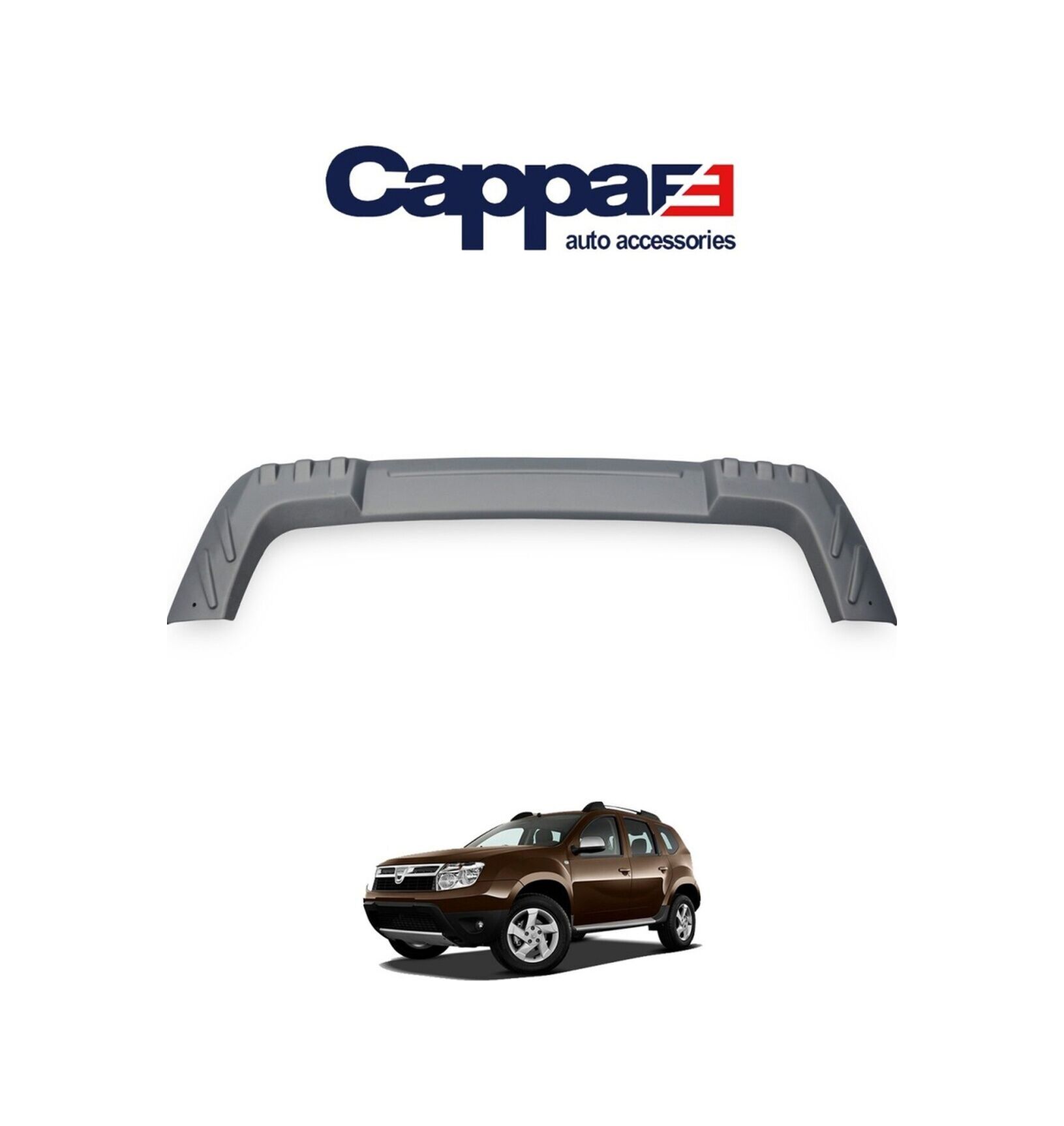 Cappafe Dacia Duster Ön Tampon Difüzör Mat Gri 2010-2017