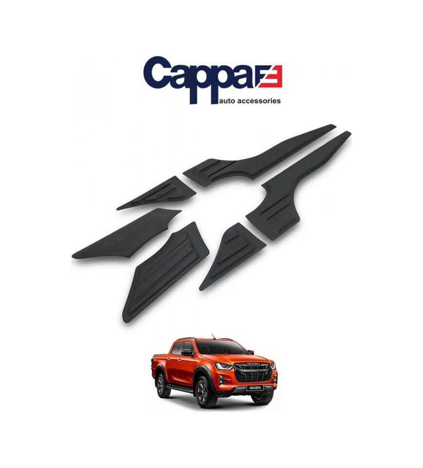 Cappafe Isuzu D-Max 2021- Yarasa Yan Kapı Kaplama 6 Parça