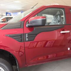 Cappafe Isuzu D-Max 2021- Yarasa Yan Kapı Kaplama 6 Parça