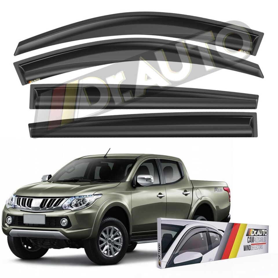 Mitsubishi L200 2006-2015 Cam Rüzgarlığı 4'lü