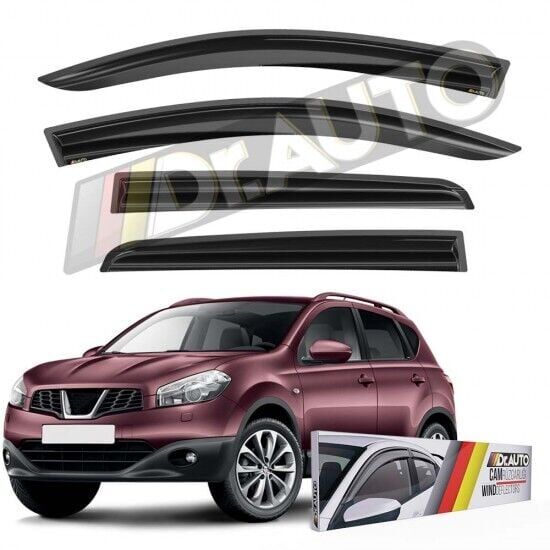 Nissan Qashqai 2007-2013 Arası Cam Rüzgarlığı 4'lü