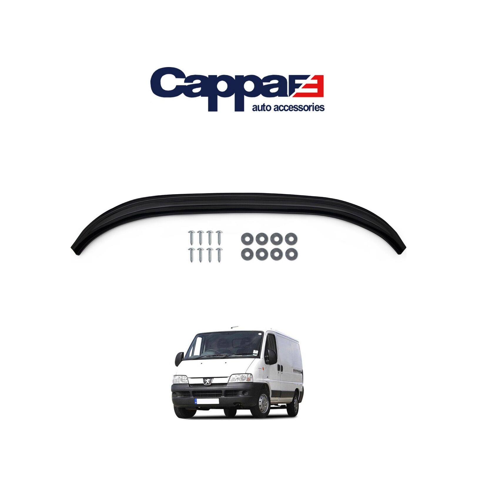 Peugeot Boxer Ön Tampon Lip Eki Karlık Parlak Siyah 1994 - 2006