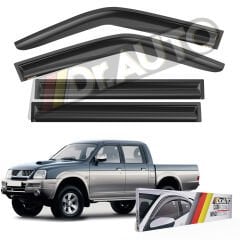 Mitsubishi L200 2000-2006 Cam Rüzgarlığı 4'lü