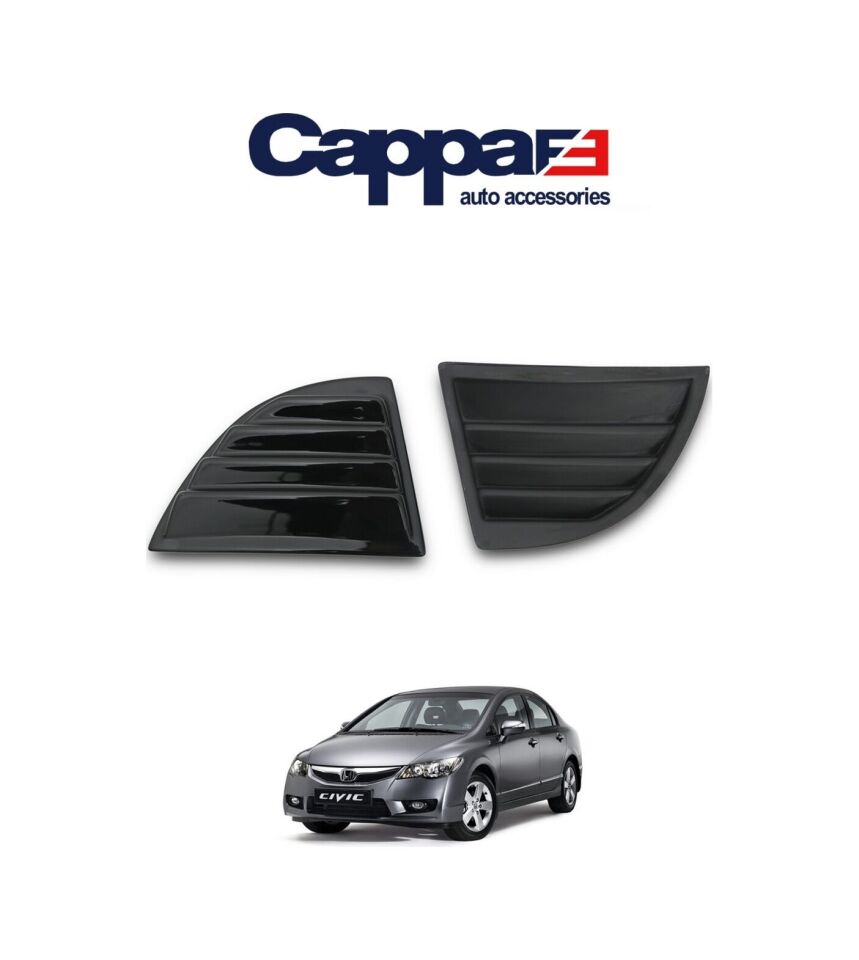 Cappafe Honda Civic 2006-2012 Kelebek Cam 2 Parça