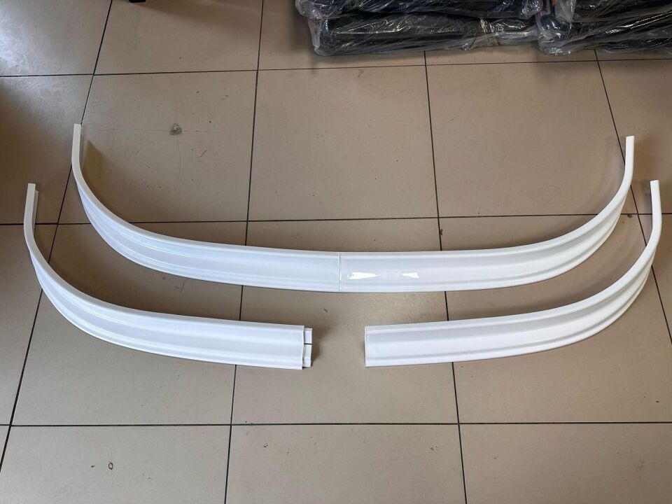 Fiat Ducato 2014+ Beyaz Ön Tampon Lip Eki/karlık Abs Geniş 2 Parça
