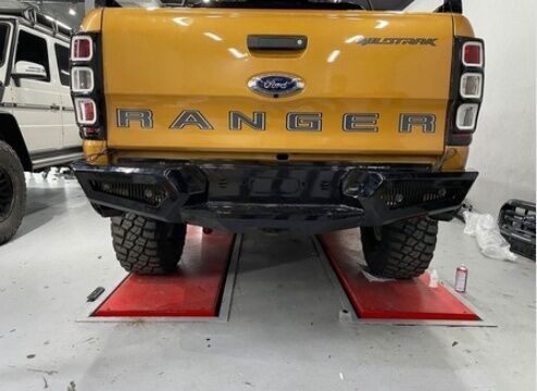 Isuzu D-Max Çelik Arka Tampon Koruma 2010-2016 Aqm-M20