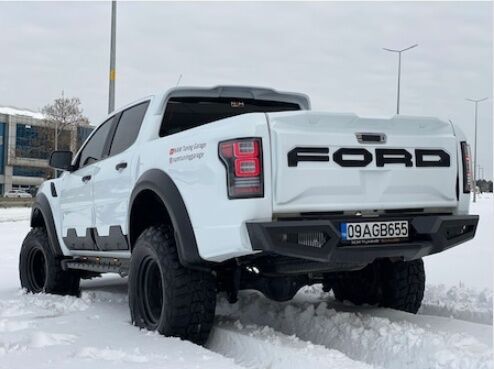 Isuzu D-Max Çelik Arka Tampon Koruma 2010-2016 Aqm-M20