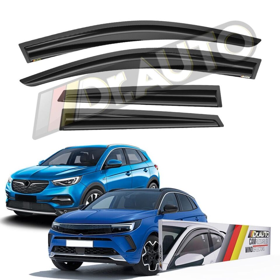 Opel Grandland X 2017 Ve Sonrası Cam Rüzgarlığı 4'lü