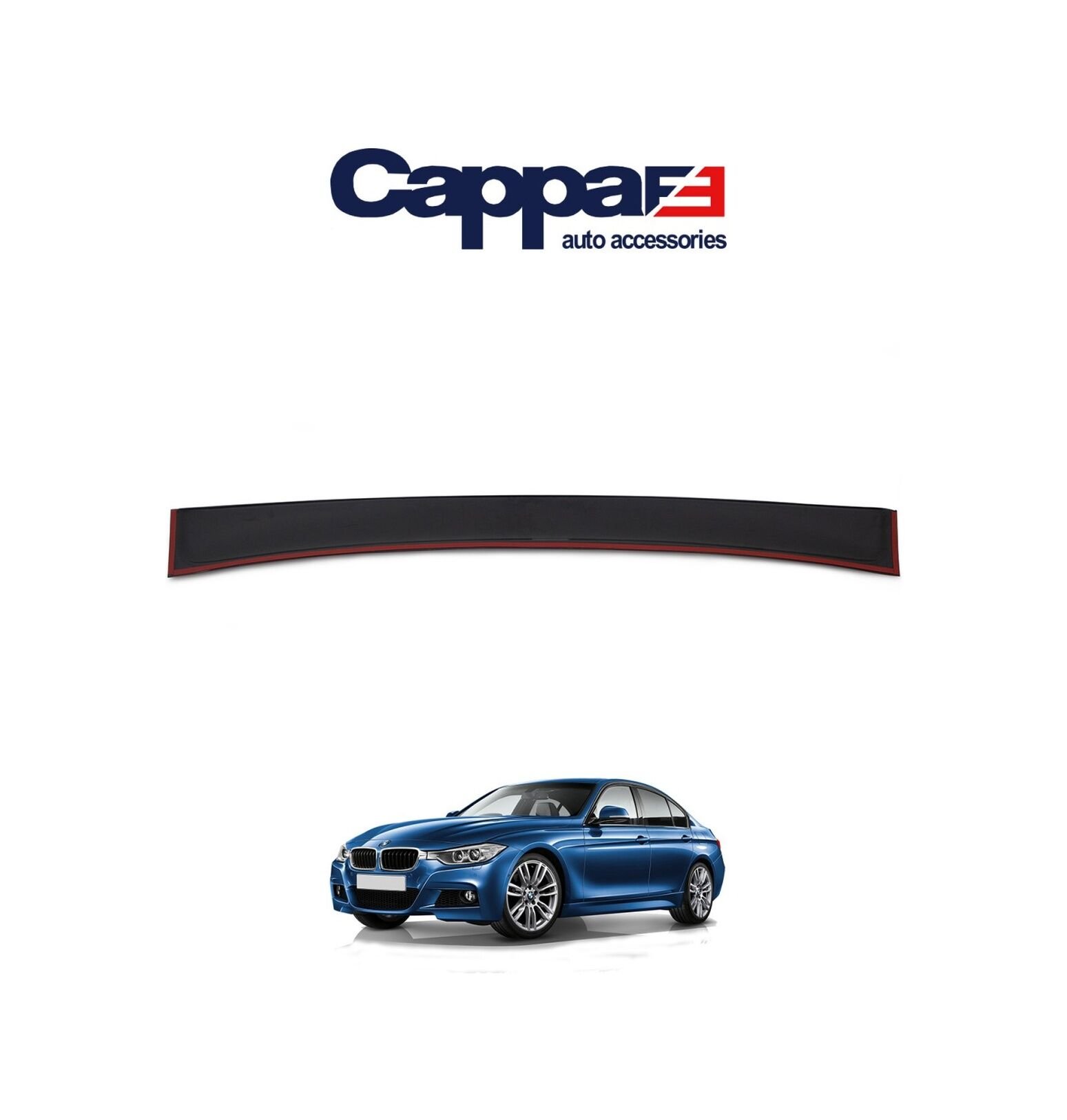 Cappafe Bmw F30 Arka Cam Üstü Spoiler 2011-2019 Yılı Arası