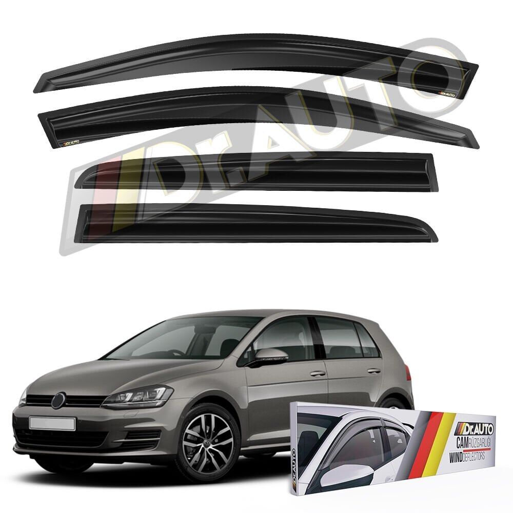 Volkswagen Golf 7 2013-2020 Cam Rüzgarlığı 4'lü