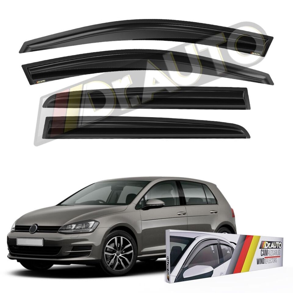 Volkswagen Golf 7 2013-2020 Cam Rüzgarlığı 4'lü