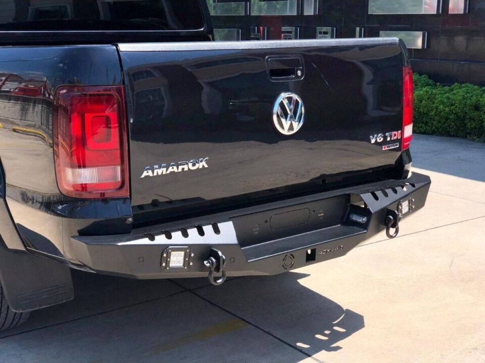 Volkswagen Amarok Siyah Arka Tampon 2012-2017 Aqm-S20