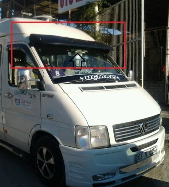 Volkswagen Volt LT 35 1996-2006 Pleksi Ön Cam Güneşlik / Şapka