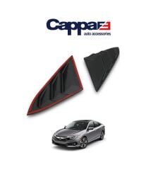 Cappafe Honda Civic 2016- Kelebek Cam 2 Prç