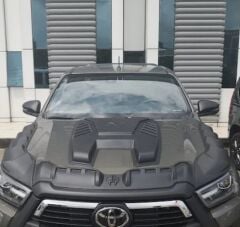 Cappafe Toyota Uyumlu Hılux 2021- Ön Kaput Scoop Havalandırma Koruma