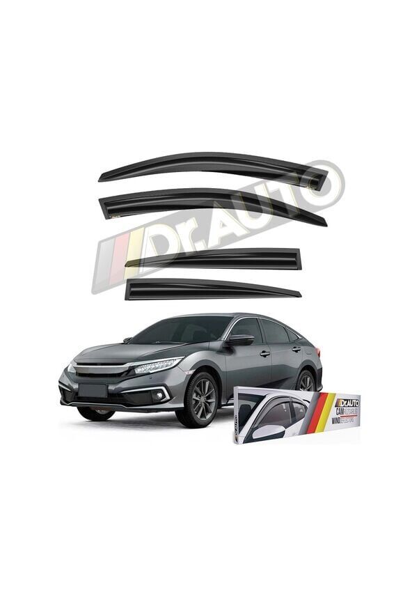 Honda Civic Fc5 2016-2022 Arası Cam Rüzgarlığı 4'lü
