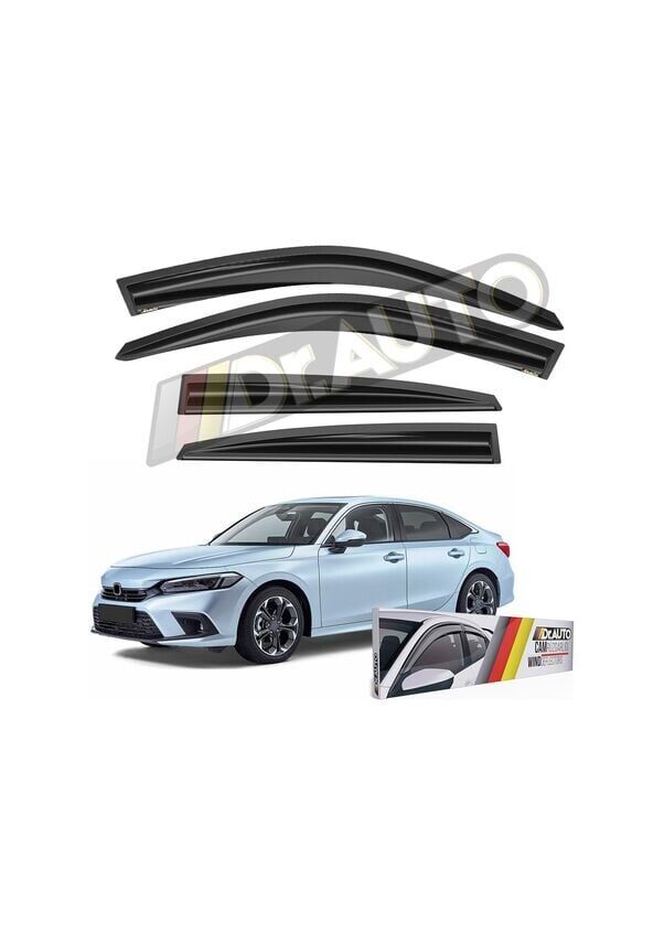 Honda Civic Fe1 Kasa Hb Sd 2021 Ve Sonrası Cam Rüzgarlığı 4'lü