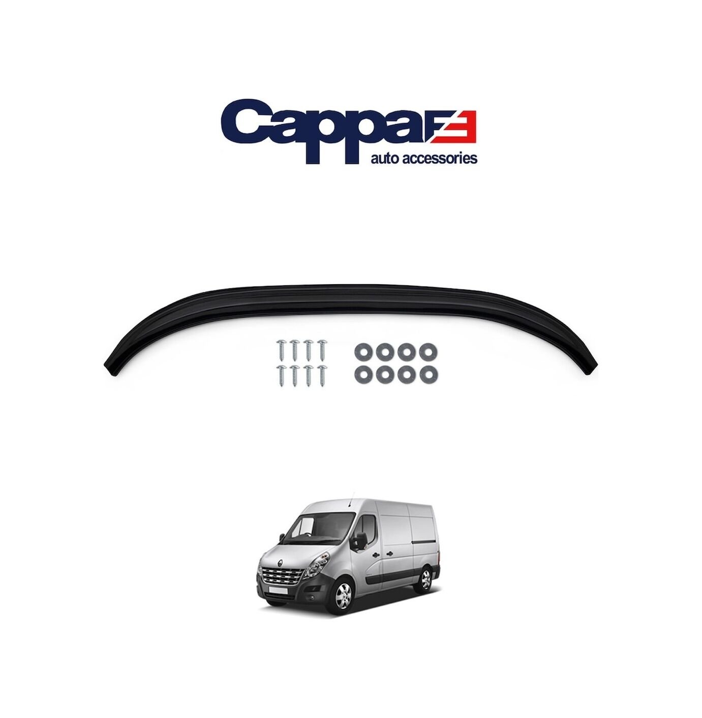 Renault Master Ön Tampon Lip Eki Karlık Parlak Siyah 2010-2014