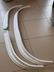 Citroen Jumper 2006-2014 Beyaz Ön Tampon Lip Eki/karlık Abs Geniş 2 Parça