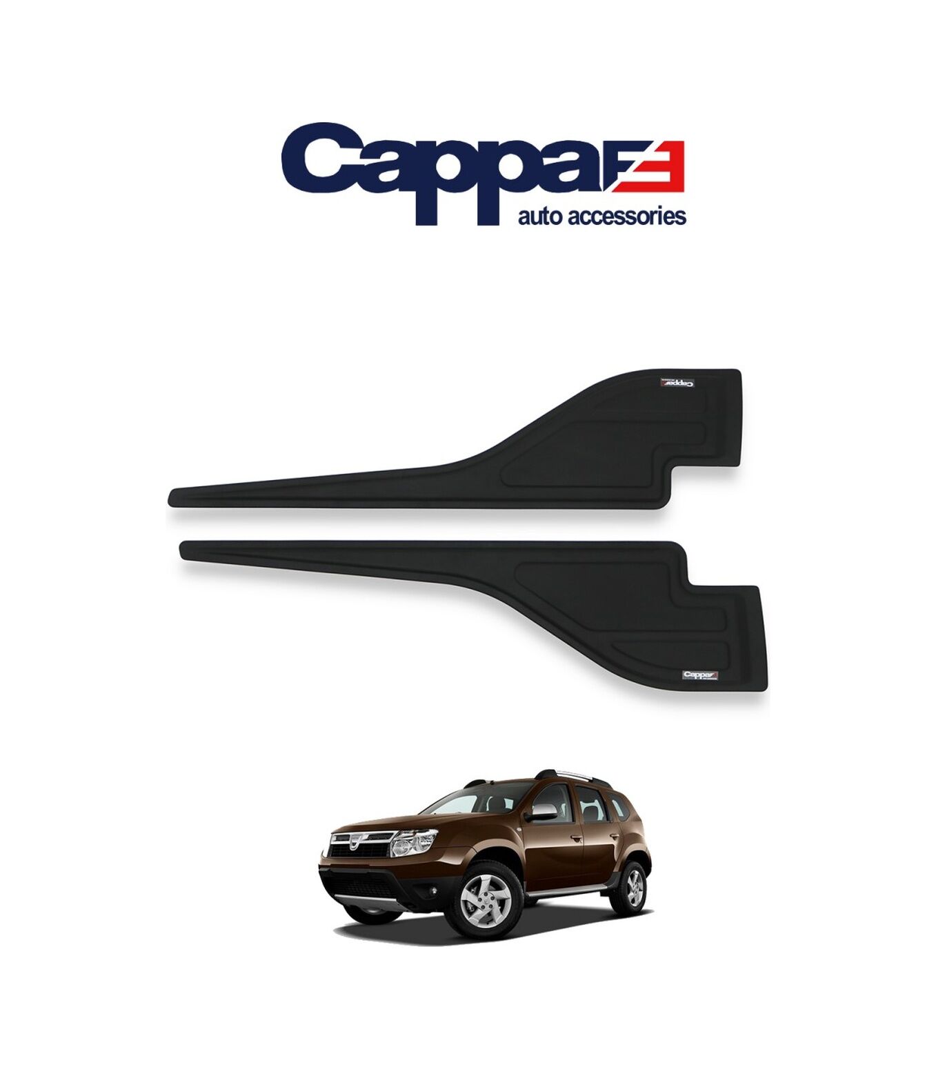 Cappafe Dacia Duster 2010-2017 Yarasa Yan Kapı Kaplama 2 Parça