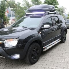 Cappafe Dacia Duster 2010-2017 Yarasa Yan Kapı Kaplama 2 Parça