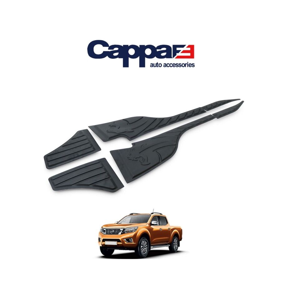 Cappafe Nissan Navara 2016-2020 Yarasa Yan Kapı Kaplama 6 Parça