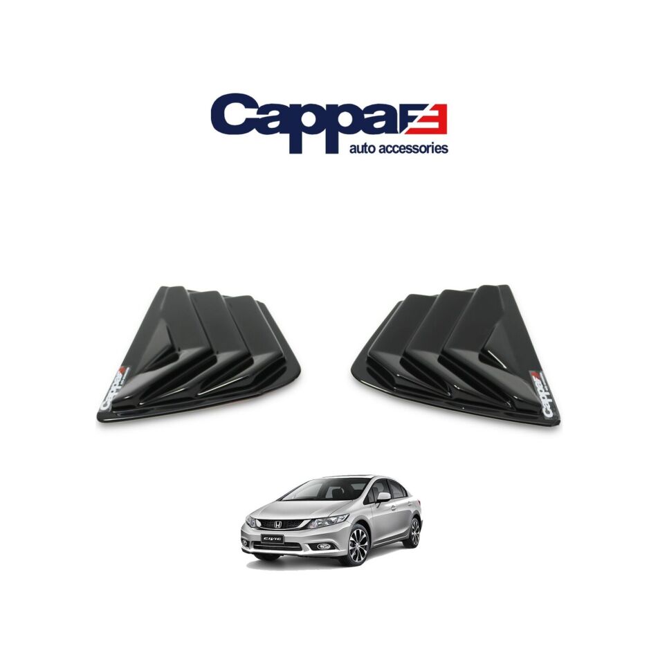 Cappafe Honda Civic 2012-2015 Kelebek Cam 2 Parça